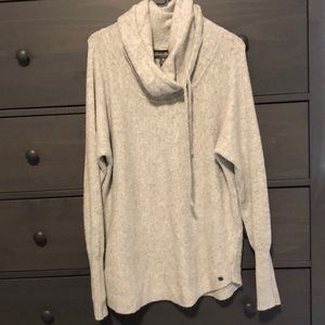 Eddie Bauer Gray Cowl Neck Sweater